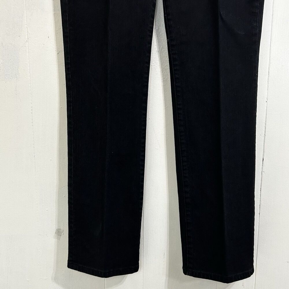 Ralph Lauren Straight Jeans Women’s size 12 Black Mid-Rise Pockets Denim Jeans - Picture 7 of 16